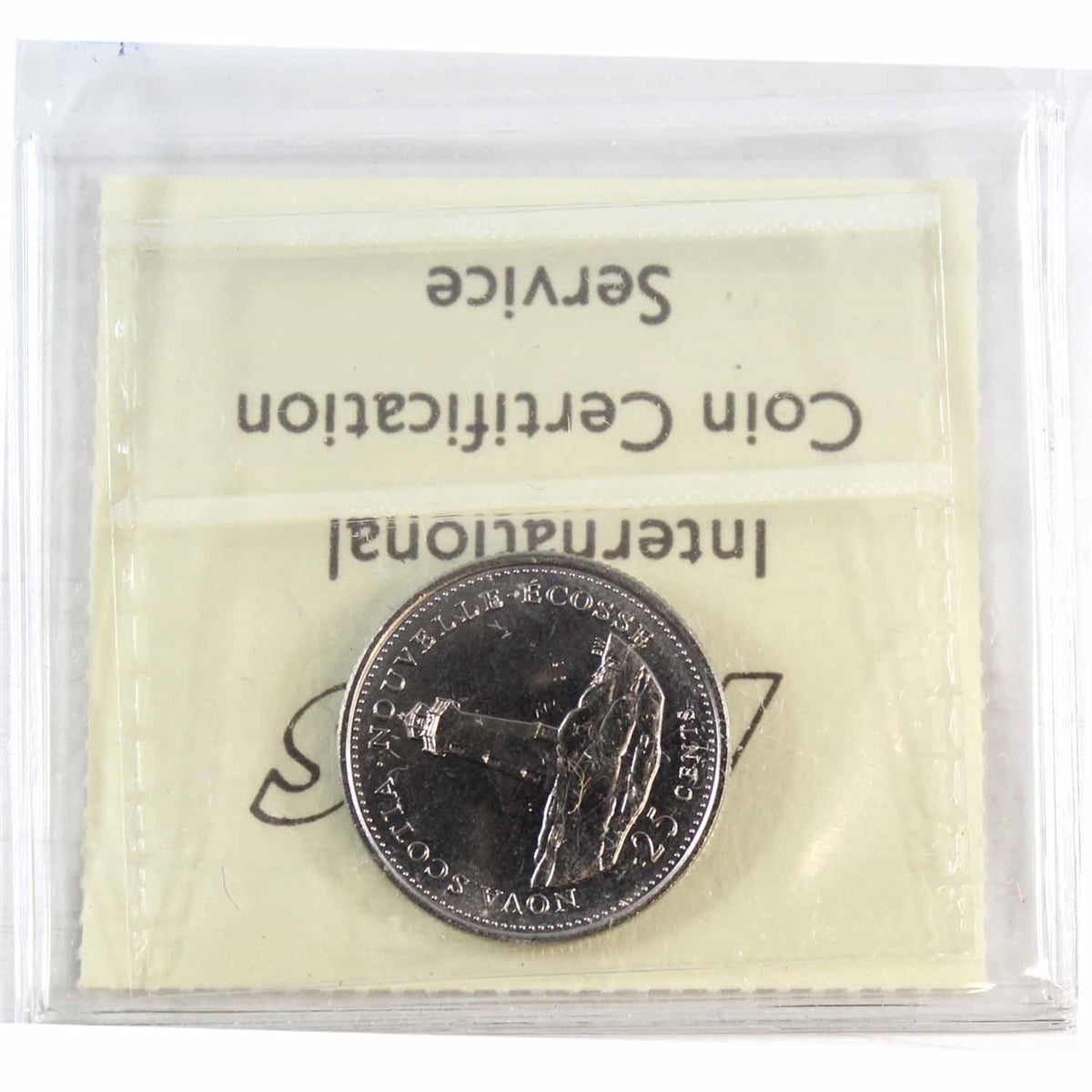1992 Nova Scotia Canada 25-cents ICCS Certified MS64