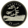 1992 Ontario Canada 25-cents Silver Proof