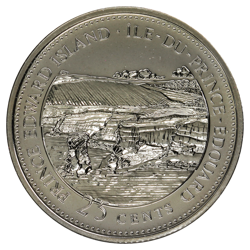 1992 Prince Edward Island Canada 25-cents Proof Like
