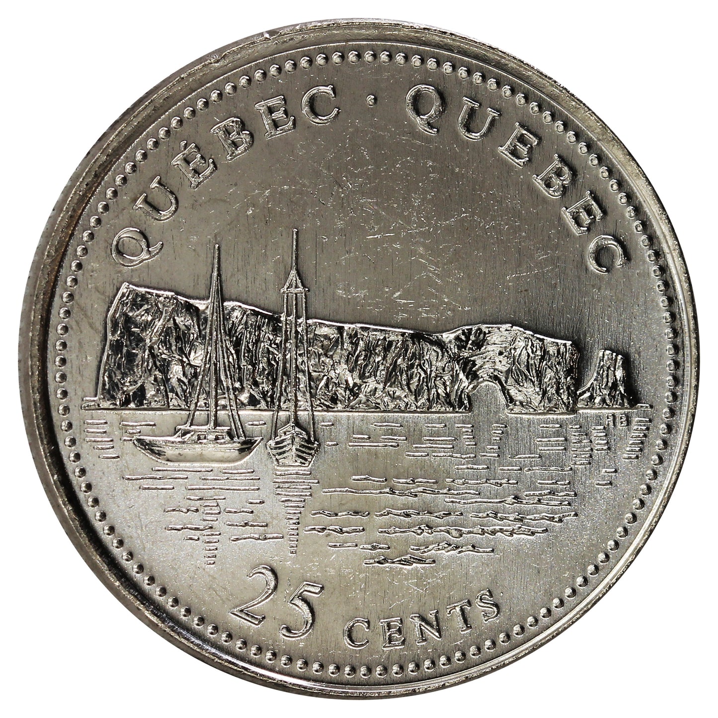 1992 Quebec Canada 25-cents Brilliant Uncirculated (MS-63)