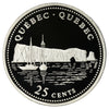 1992 Quebec Canada 25-cents Silver Proof