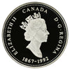 1992 Quebec Canada 25-cents Silver Proof