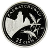 1992 Saskatchewan Canada 25-cents Silver Proof