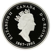 1992 Saskatchewan Canada 25-cents Silver Proof