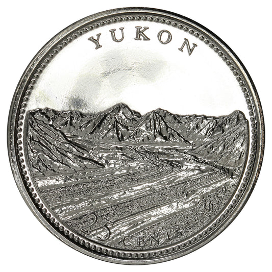 1992 Yukon Canada 25-cents Proof Like