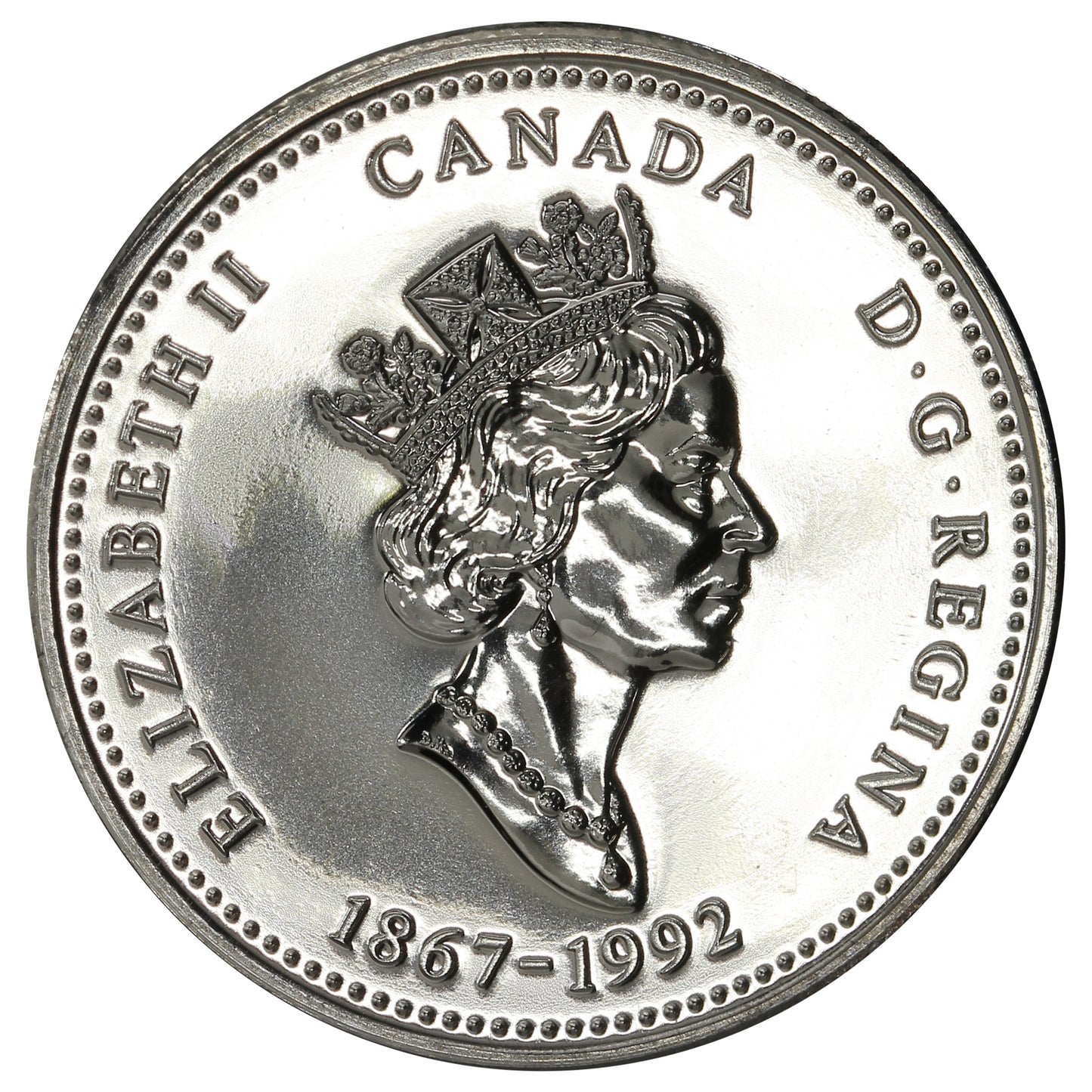 1992 Yukon Canada 25-cents Proof Like