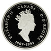 1992 Yukon Canada 25-cents Silver Proof
