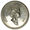 1993 Canada 25-cents Brilliant Uncirculated (MS63)