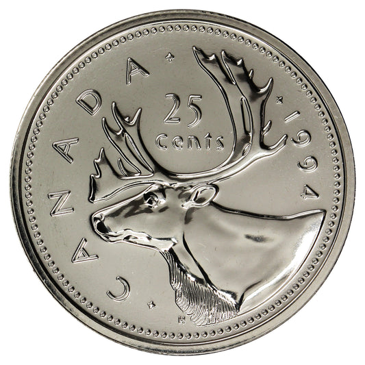 1994 Canada 25-cents Proof Like