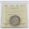1919 Canada 25-cents ICCS Certified EF40