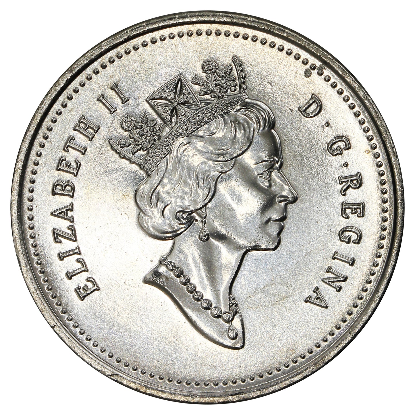 1995 Canada 25-cents Brilliant Uncirculated (MS-63)