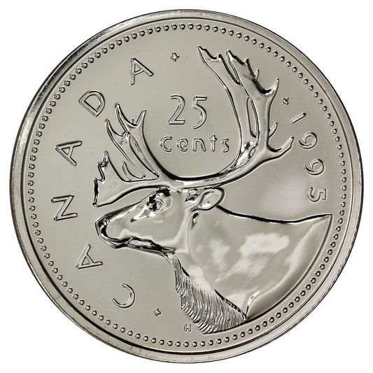 1995 Canada 25-cents Proof Like