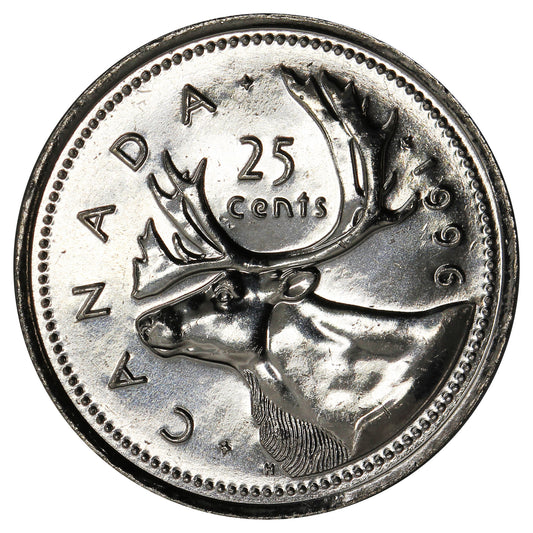 1996 Canada 25-cents Brilliant Uncirculated (MS-63)