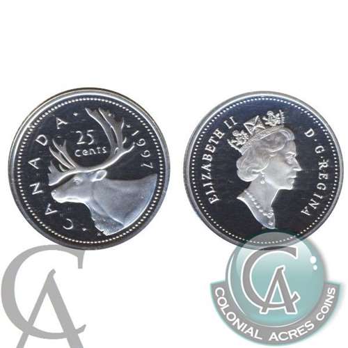 1997 Canada 25-cents Silver Proof