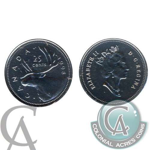 1998 Canada 25-cents Proof Like (Mint Set Issue Only)