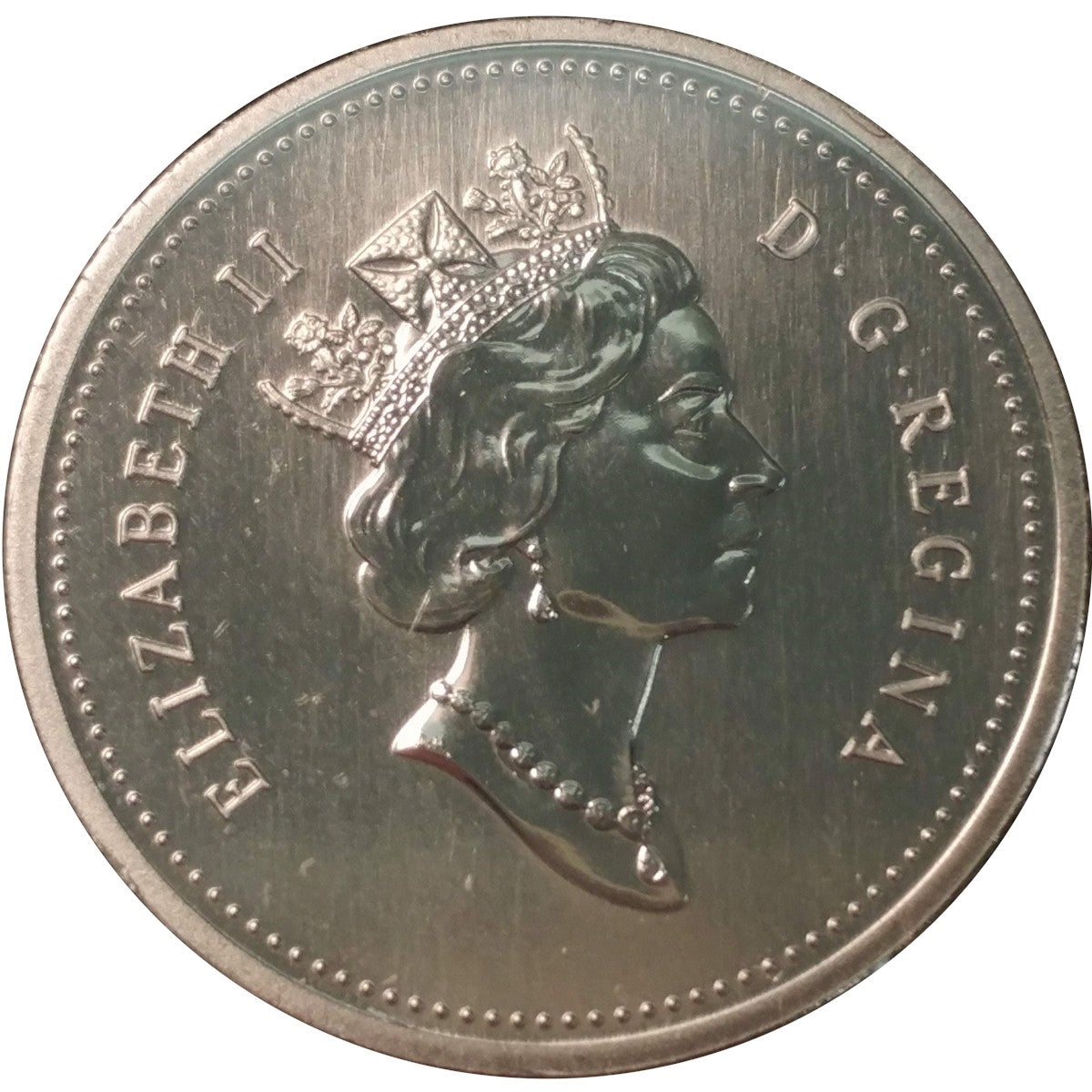 1998 Canada 25-cents Specimen