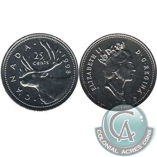 1998W Canada 25-cents Proof Like (Mint Set Issue Only)