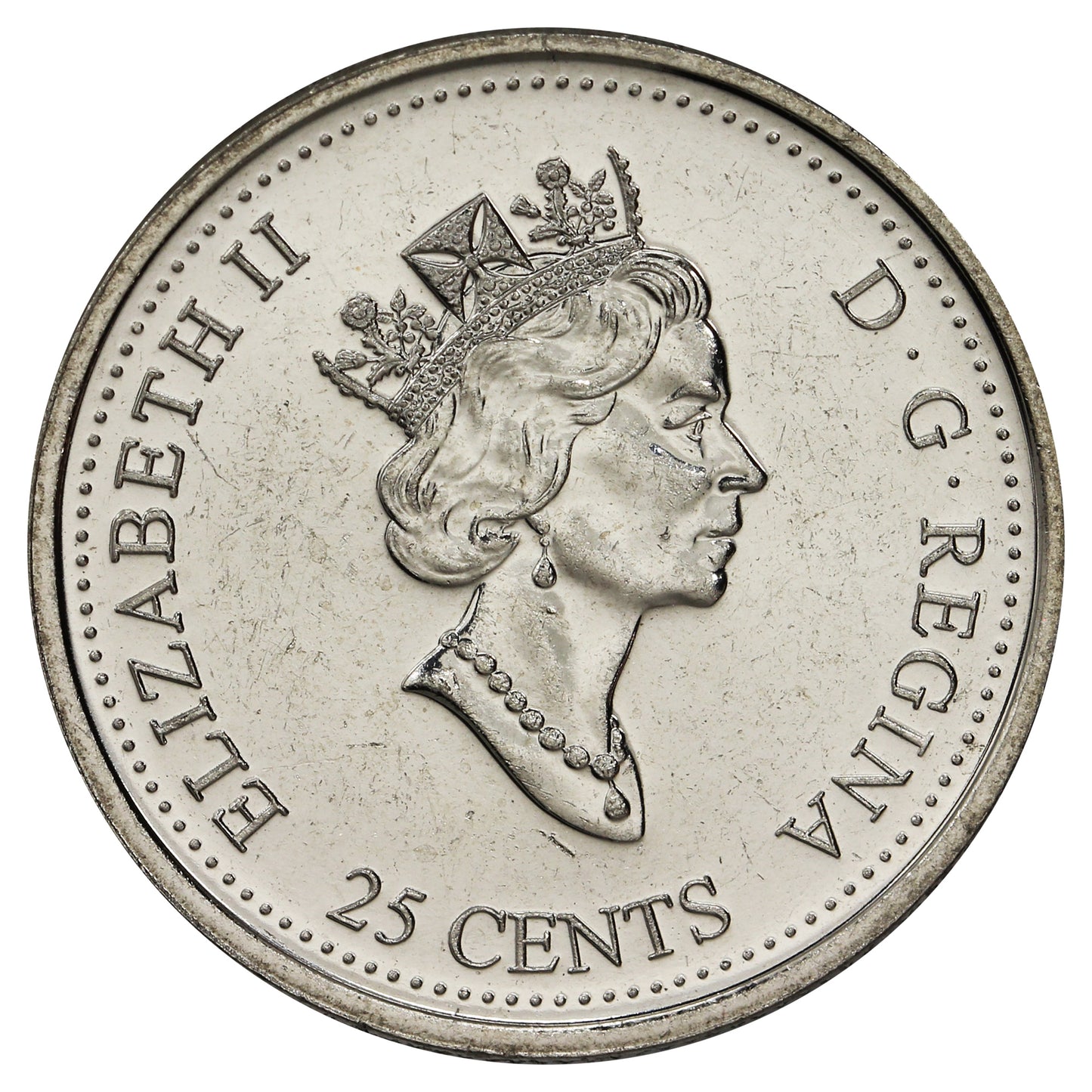 1999 April Canada 25-cents Brilliant Uncirculated (MS-63)