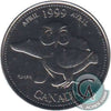 1999 April Canada 25-cents Proof Like