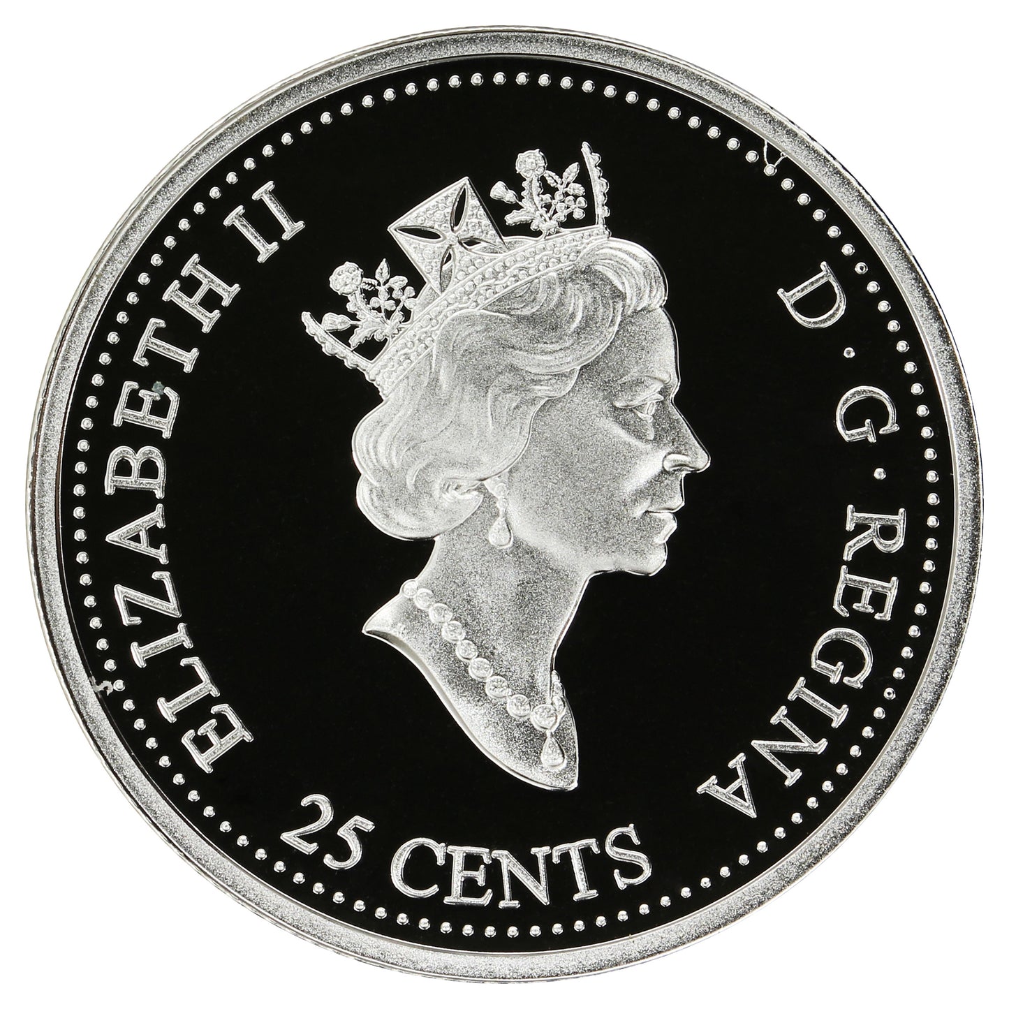 1999 April Canada 25-cents Silver Proof