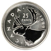 1999 Caribou Canada 25-cents Specimen