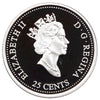 1999 December Canada 25-cents Silver Proof