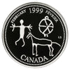 1999 February Canada 25-cents Silver Proof