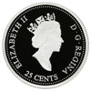 1999 February Canada 25-cents Silver Proof