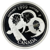 1999 January Canada 25-cents Silver Proof