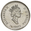 1999 June Canada 25-cents Brilliant Uncirculated (MS63)