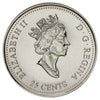 1999 June Canada 25-cents Proof Like