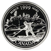 1999 March Canada 25-cents Silver Proof