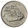 1999 May Canada 25-cents Brilliant Uncirculated (MS63)