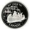 1999 May Canada 25-cents Silver Proof