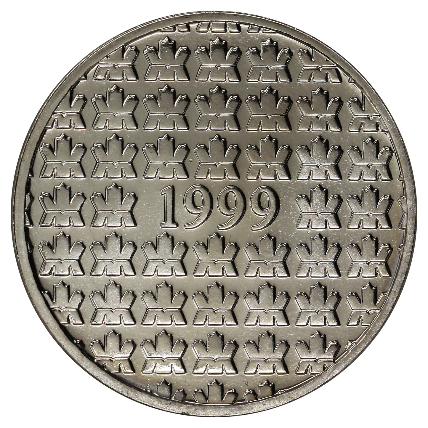 1999 Millennium Token Canada 25-cents Proof Like (From Oval Board)