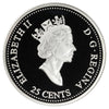 1999 November Canada 25-cents Silver Proof