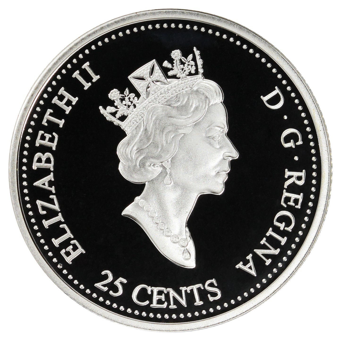 1999 November Canada 25-cents Silver Proof