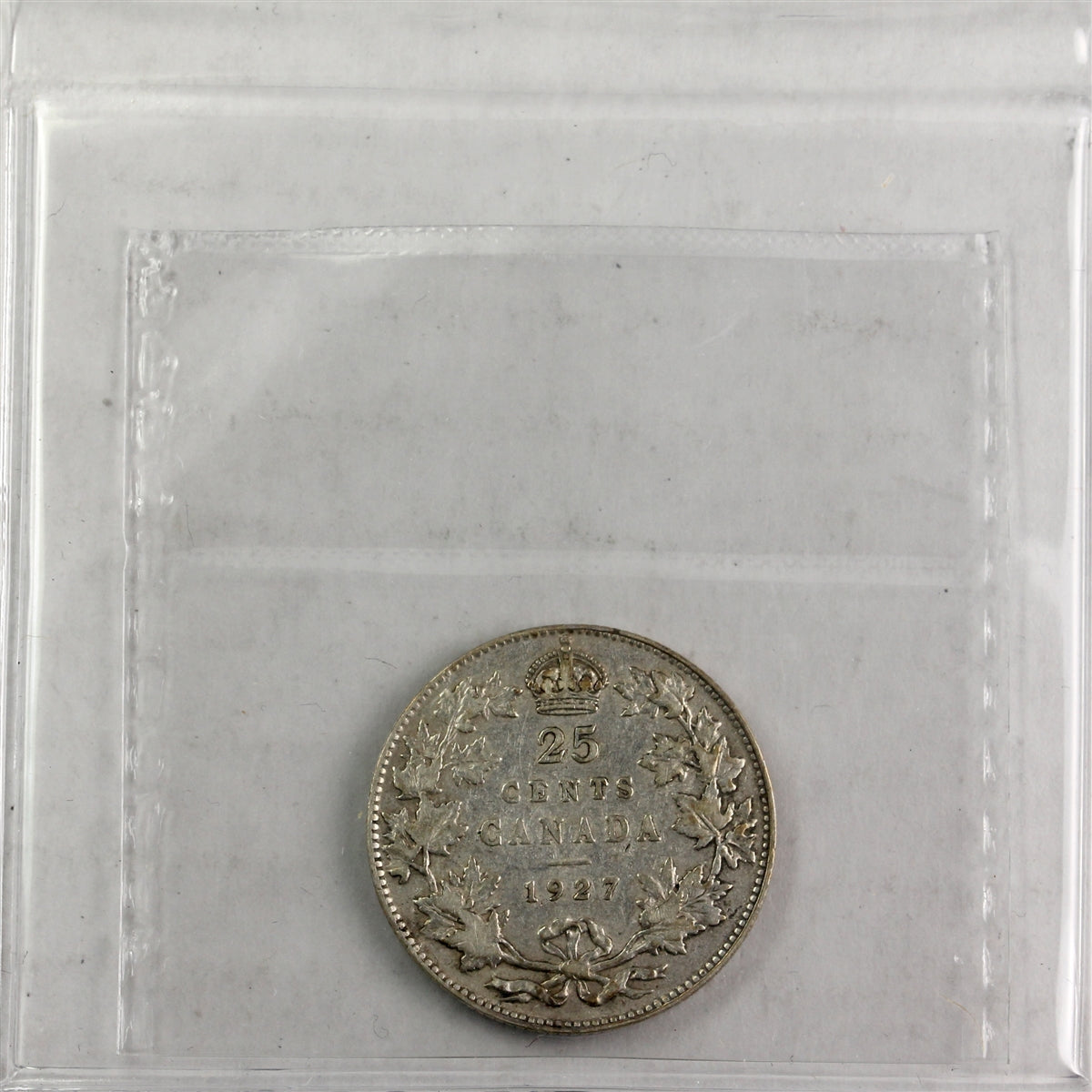 1927 Canada 25-cents ICCS Certified VF20