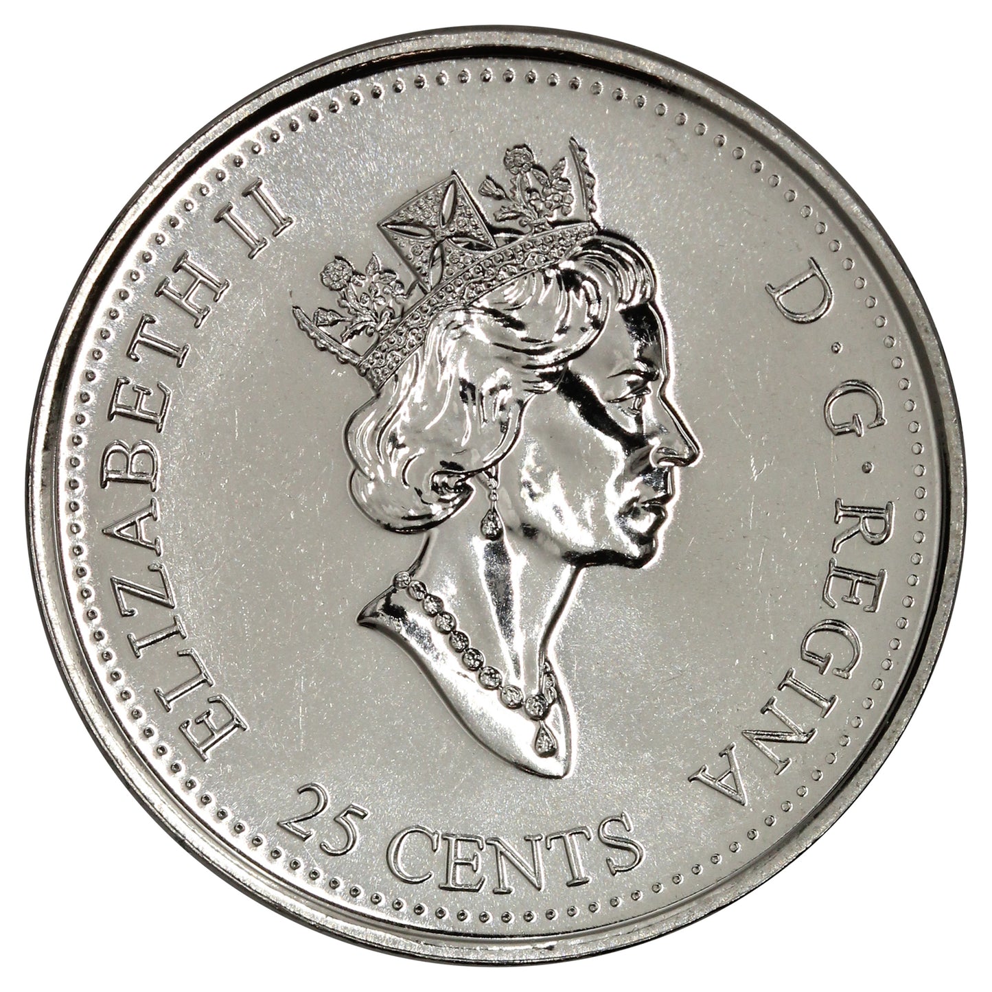 1999 October Canada 25-cents Proof Like