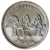 1999 September Canada 25-cents Brilliant Uncirculated (MS63)