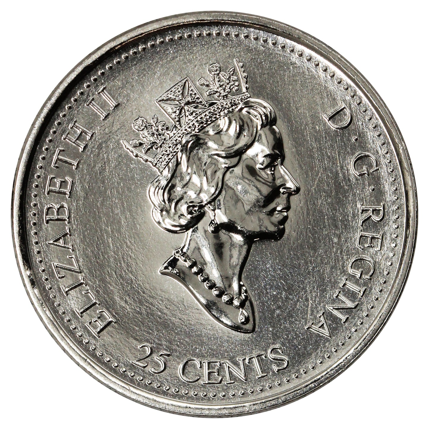 1999 September Canada 25-cents Proof Like