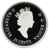 1999 September Canada 25-cents Silver Proof