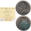 1999P Test Canada 25-cents ICCS Certified MS65 Numismatic BU