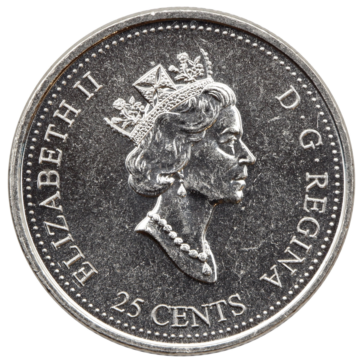 2000 Achievement Canada 25-cents Brilliant Uncirculated (MS-63)