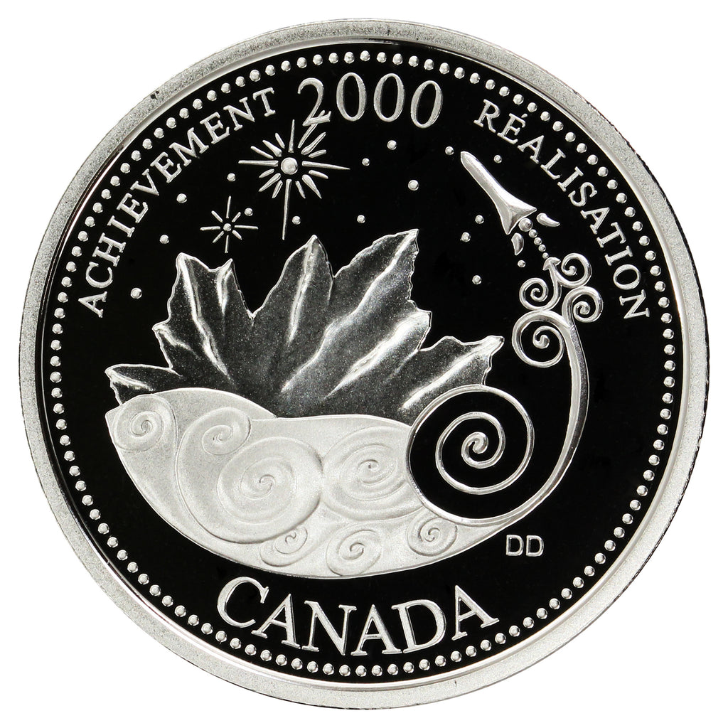 2000 Achievement Canada 25-cents Silver Proof