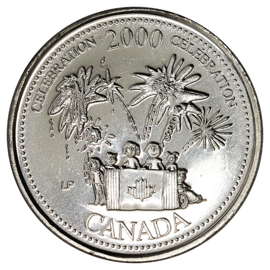 2000 Celebration Canada 25-cents Proof Like