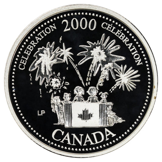 2000 Celebration Canada 25-cents Silver Proof