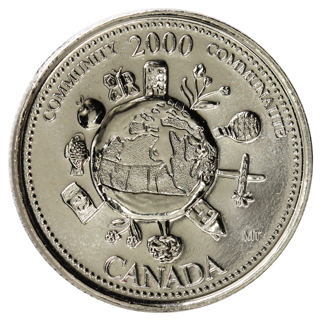 2000 Community Canada 25-cents Proof Like