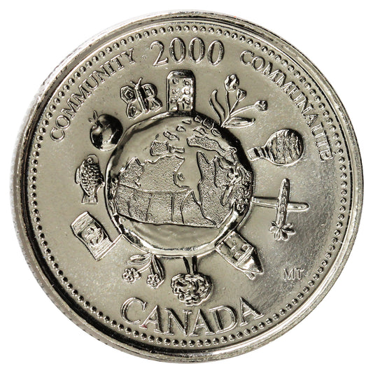 2000 Community Canada 25-cents Proof Like