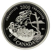 2000 Creativity Canada 25-cents Silver Proof